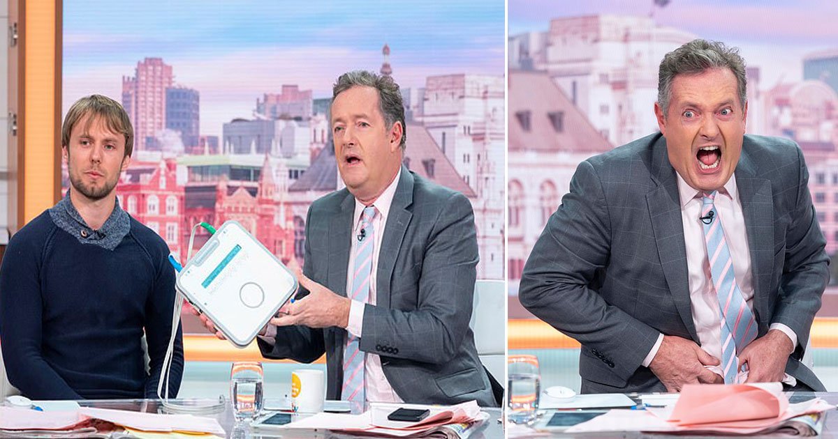 piers morgan labour pain.jpg?resize=412,275 - Piers Morgan Experienced Labour Pain Through A Simulator On Good Morning Britain