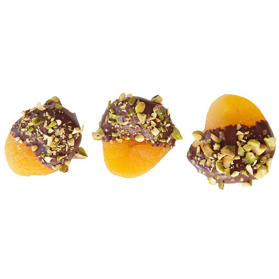 Chocolate-Dipped Apricots