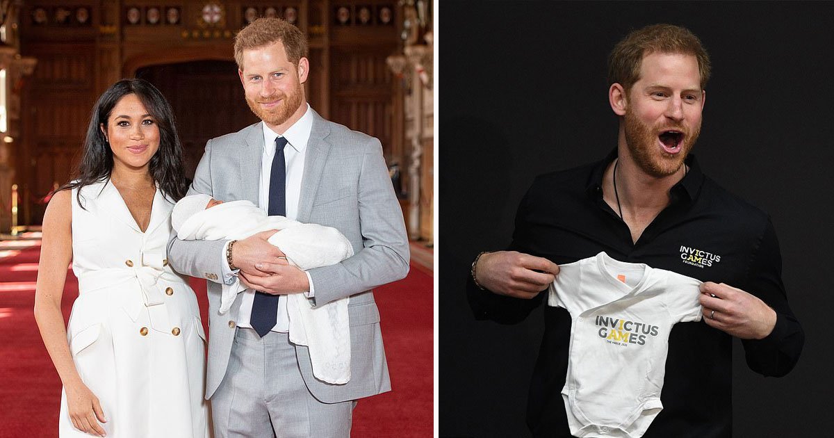 prince harry invictus games.jpg?resize=412,232 - Prince Harry Received A Toy Rattle And A Baby Grow For His Newborn Son During A Visit To The Hague