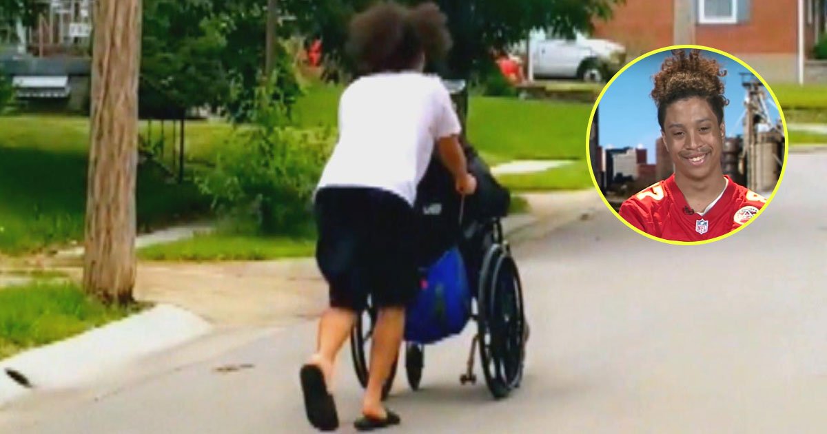 teenager helped wheelchair man tornado.jpg?resize=412,275 - Teenager Helped A Wheelchair-Bound Man To Safety After Tornado Sirens Went Off