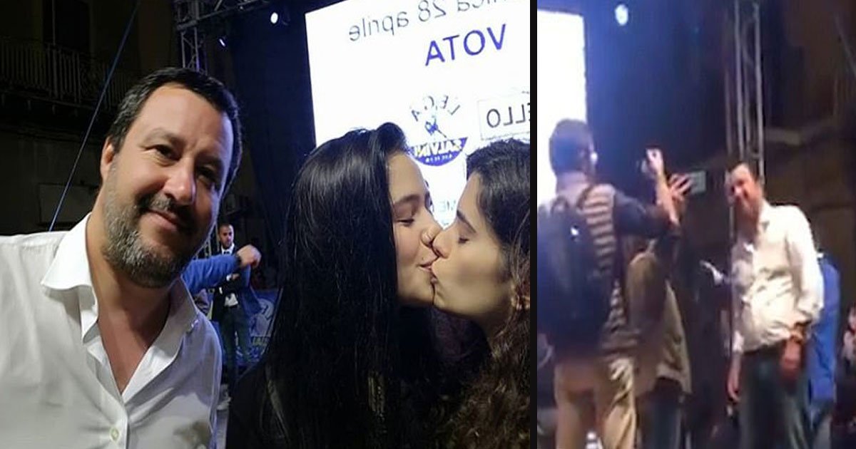 untitled 1 6.jpg?resize=412,275 - These Italian Girls Photobombed Anti-LGBT Leader With A Same-Sex Kiss