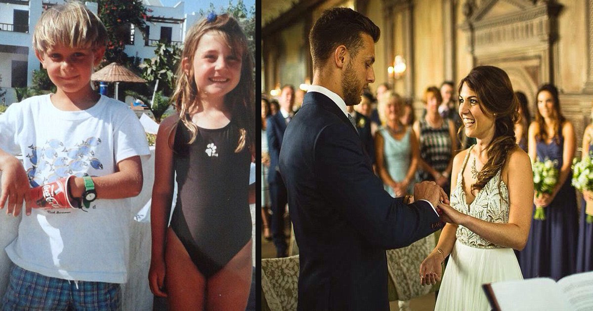 untitled 1 78.jpg?resize=412,275 - The Couple Are Shocked To Discover They Were Long Lost Childhood Sweethearts After Spotting Each Other In Old Holiday Pictures