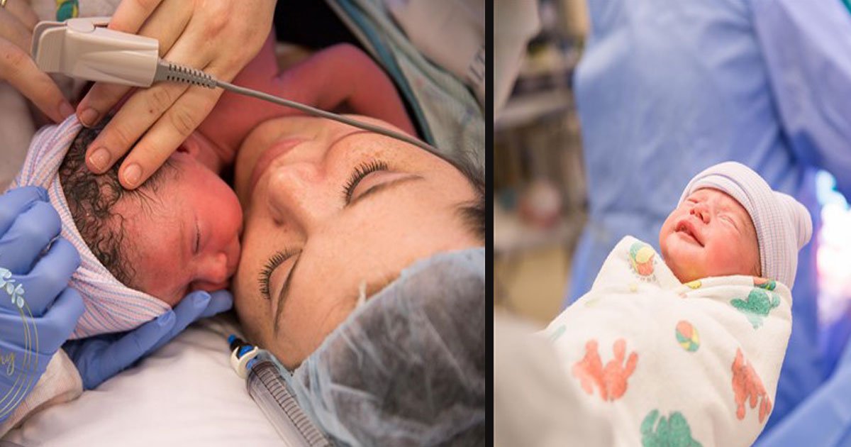 untitled 1 82.jpg?resize=412,275 - Newborn Entered The World With Arms Outstretched - He's 'The Chillest Baby,' Mom Says