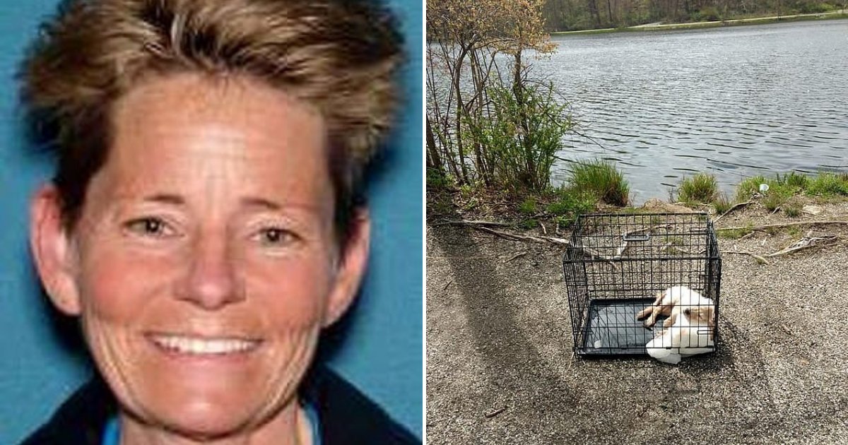 untitled design 37.png?resize=1200,630 - Une femme arrêtée après avoir noyé son chiot en cage dans un lac