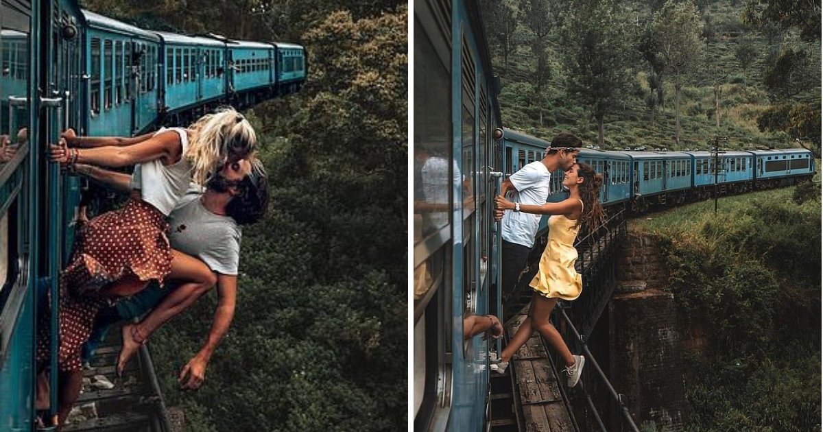 untitled design 38.png?resize=412,232 - Des couples de voyageurs critiqués pour avoir pris des photos à l'extérieur de trains en marche