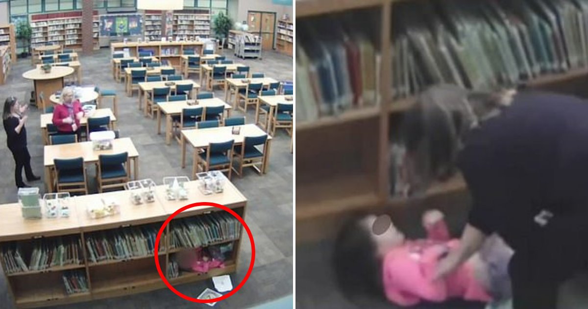 untitled design 5.png?resize=412,232 - Teacher Fired After Kicking 5-Year-Old Because She Hid Behind A Bookshelf