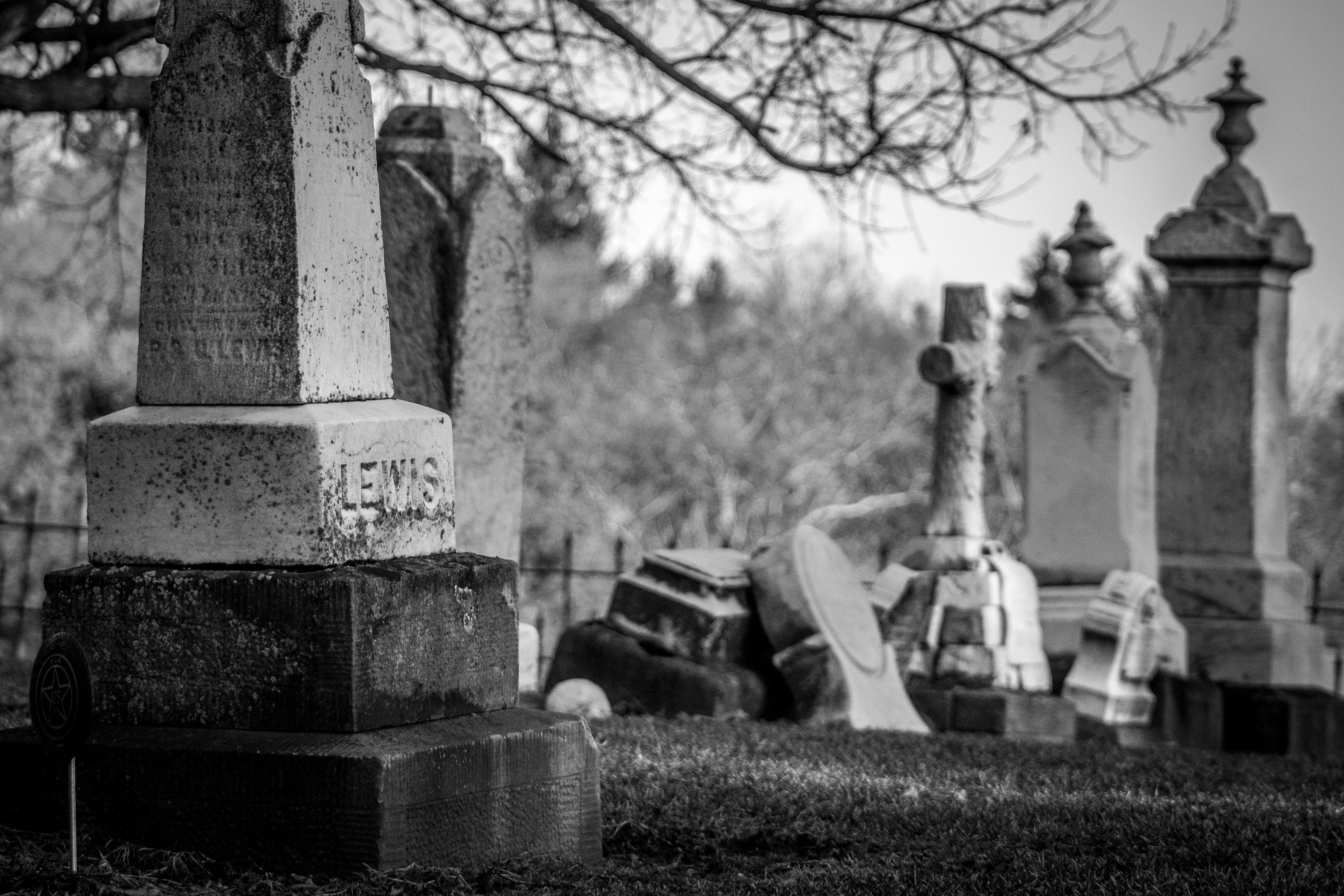 wendy scofield 531052 unsplash.jpg?resize=412,232 - Un étudiant profane un cimetière et se fait enfermer dans une tombe...