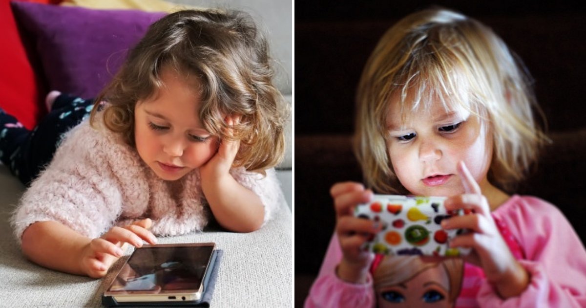 child5.png?resize=1200,630 - Une fillette de 2 ans a développé une affection oculaire grave et irréversible après que ses parents l'aient laissé jouer sur un smartphone tous les jours