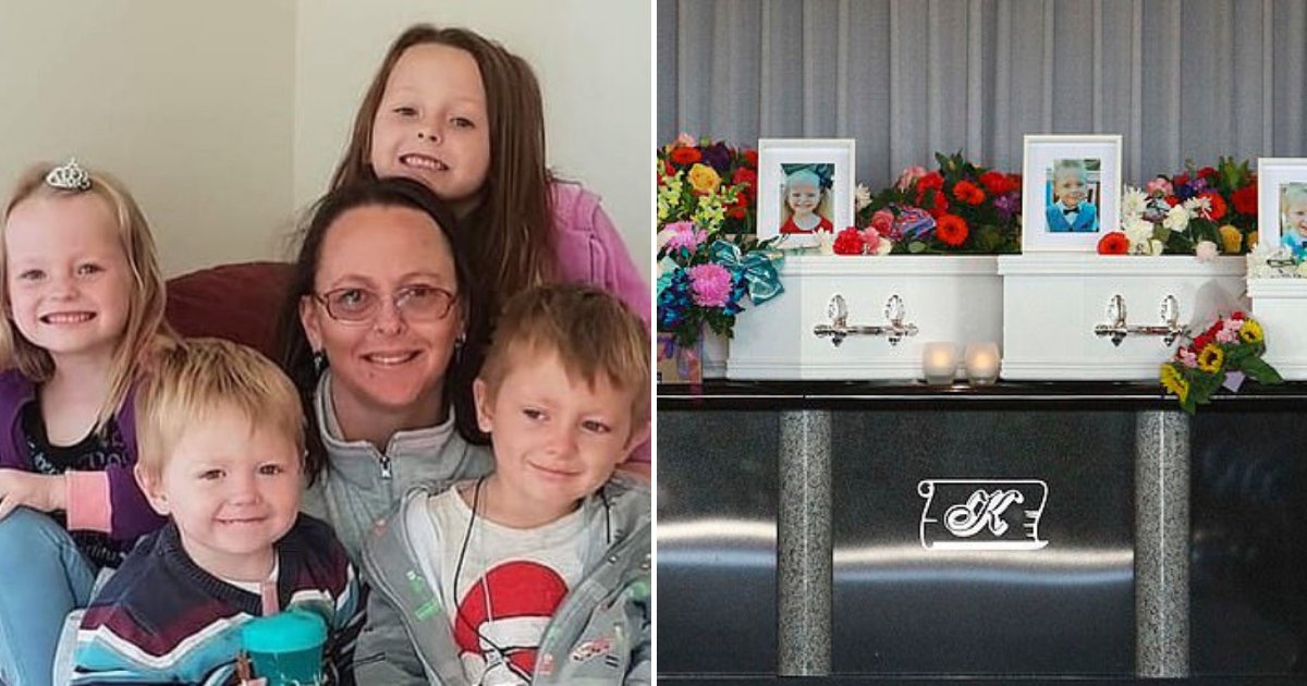 children4.png?resize=412,275 - Four Young Children Passed Away In Horrific Crash Were Laid To Rest, Murder Suspect Mother Would Have Separate Service