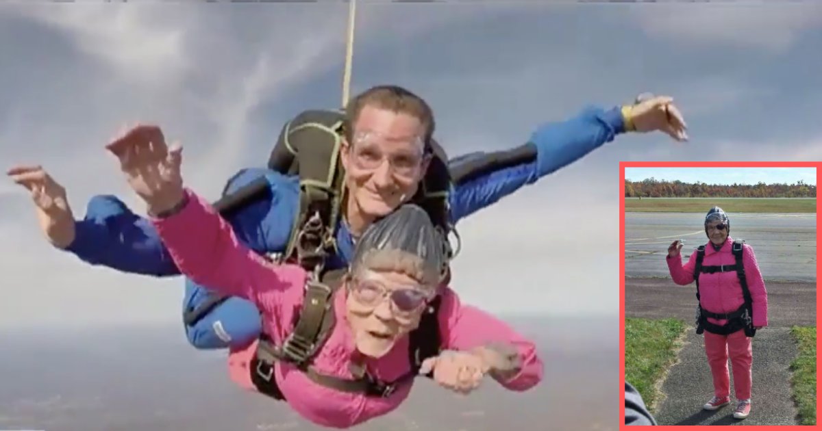 d1 16.png?resize=412,275 - A 94-Year-Old Woman Celebrates Her Birthday by Going for Skydiving
