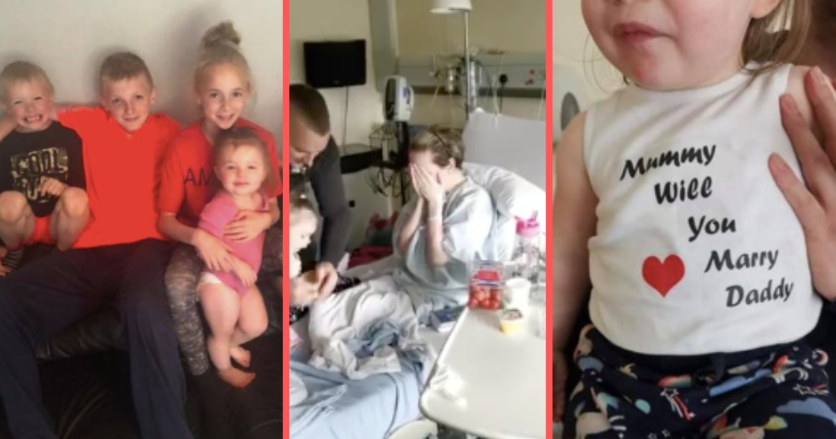 d3 8.png?resize=412,275 - Mom of 4 With Incurable Cancer Starts Crying When Boyfriend Proposes Her At The Hospital