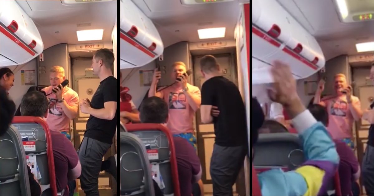 d4 10.png?resize=412,275 - After Getting a Dare From the Pilot, Stag Sings in Front of the Passengers in the Plane