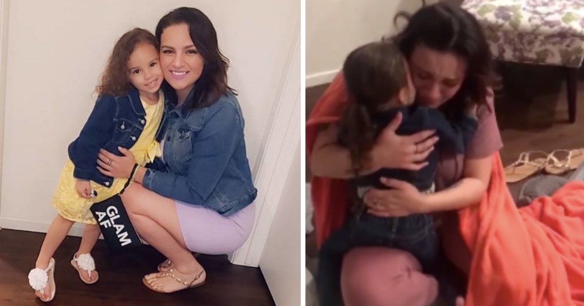 d4 19.png?resize=412,232 - 3 Year Old Daughter Surprised Her Navy Mother, the Video Is Really Heartwarming