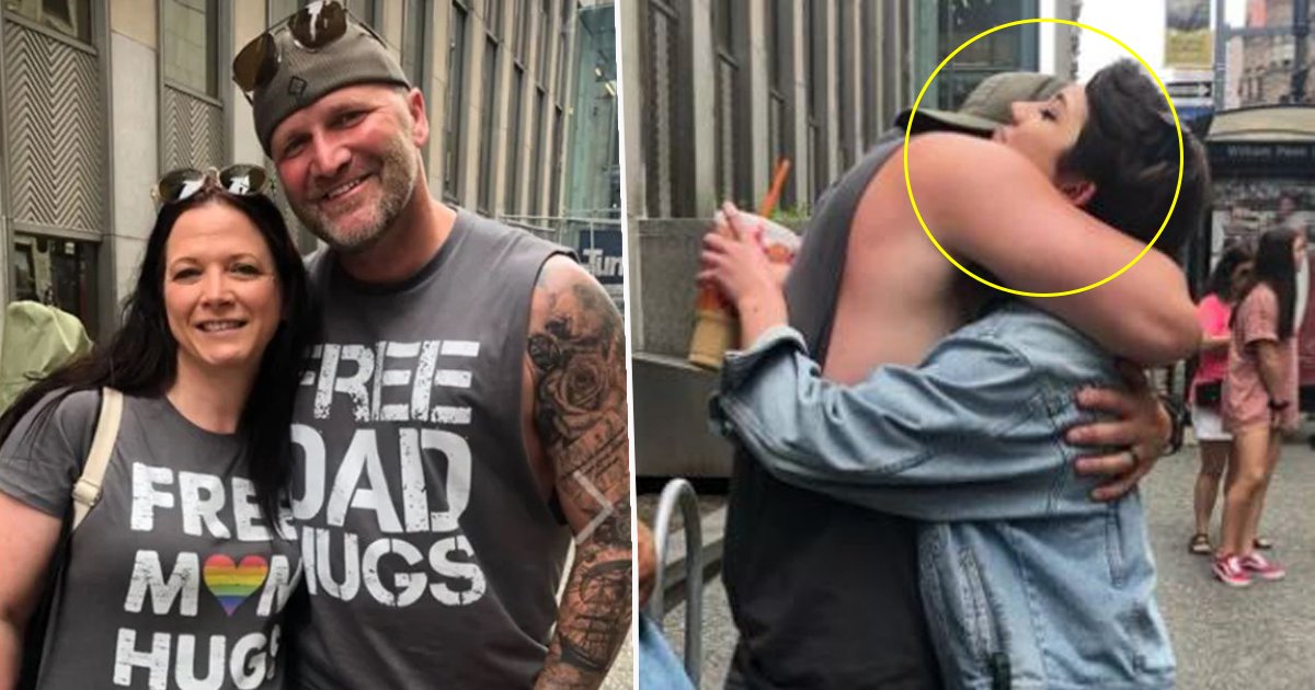 dsds.jpg?resize=412,275 - A Dad Decided To Go To A Pride Parade Wearing "Free Dad Hugs". What Happened Next Will Break Your Heart