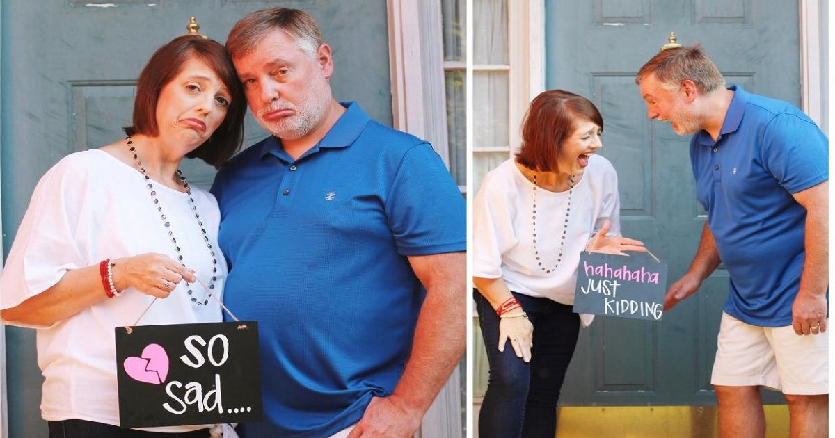 e3.jpg?resize=412,275 - These Parents Became Viral Sensations After Celebrating Their Youngest Daughter Moving Out With Hilarious "Empty Nester" Photo Shoot