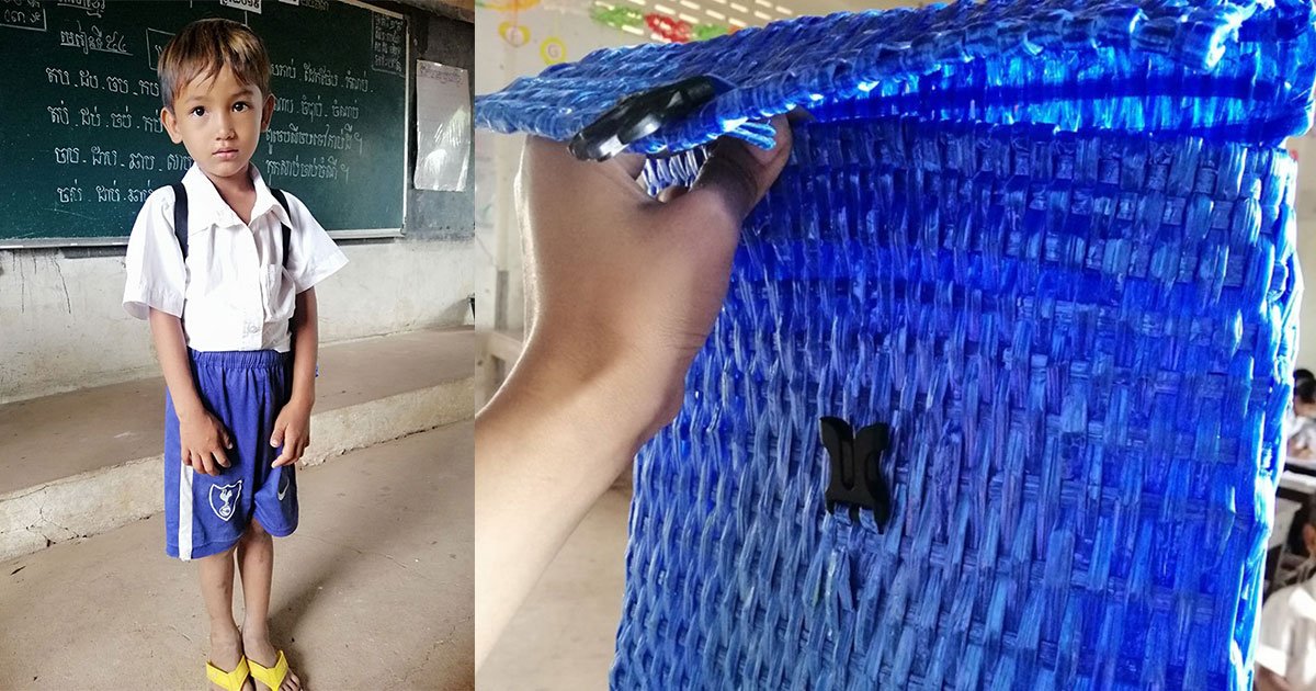 father made a backpack for his son in order to save money and won the internet.jpg?resize=1200,630 - Father Made An Unique Backpack For His Son To Save Money, It Looks Better Than Any Other Store Bought Backpacks