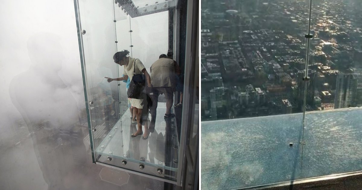 featured image 44.png?resize=412,275 - Glass Skydeck On 103rd Floor Of Chicago Willis Tower Cracked Beneath Tourists' Feet