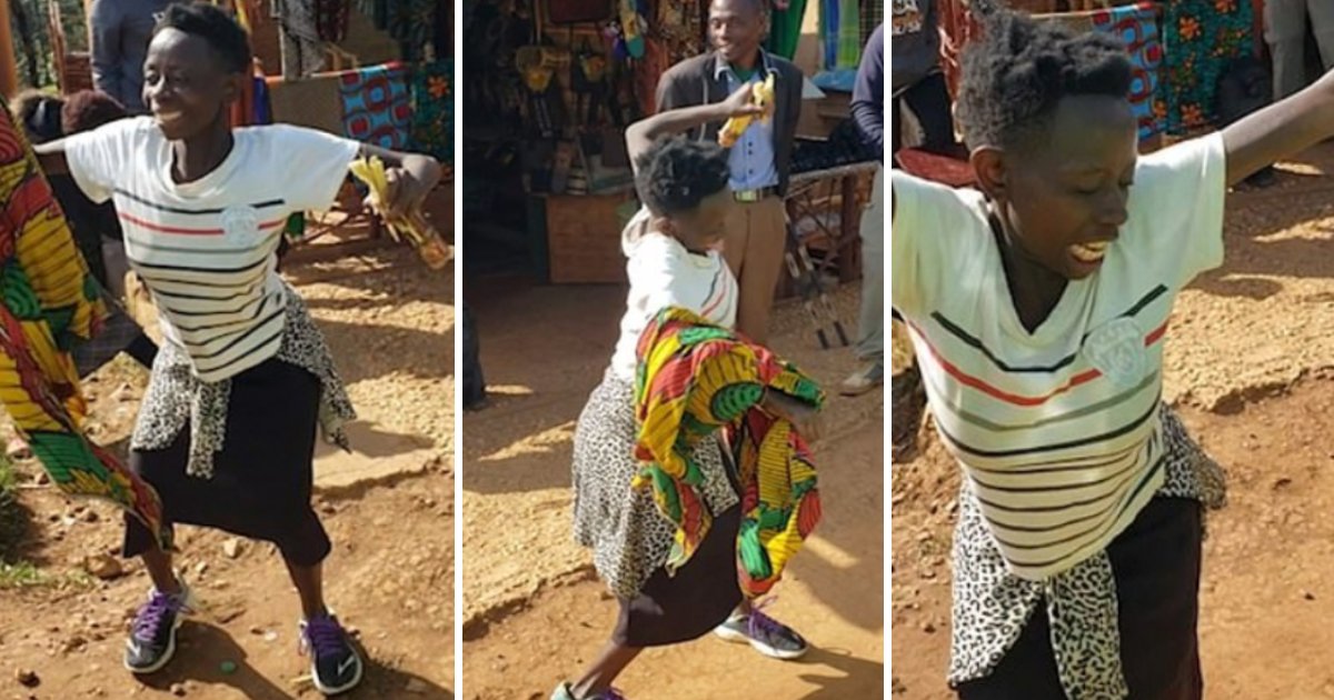 featured image 57.png?resize=412,275 - Ugandan Woman Danced With Joy After Receiving Her First Pair Of Shoes From A Traveler