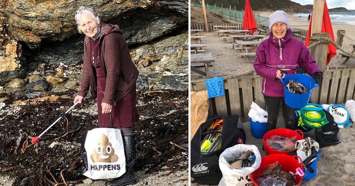 hdh.jpg?resize=1200,630 - Cette grand-mère de 70 ans s'illustre en nettoyant les plages des déchets plastiques