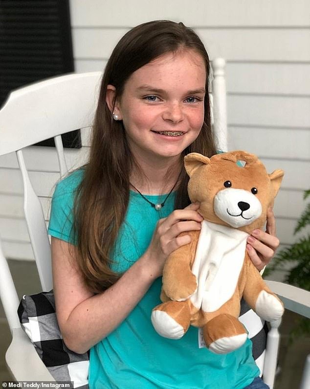 Image result for Little Girl with Autoimmune Disease Creates âMedi Teddyâ To Help Kids Not Be Scared of IV