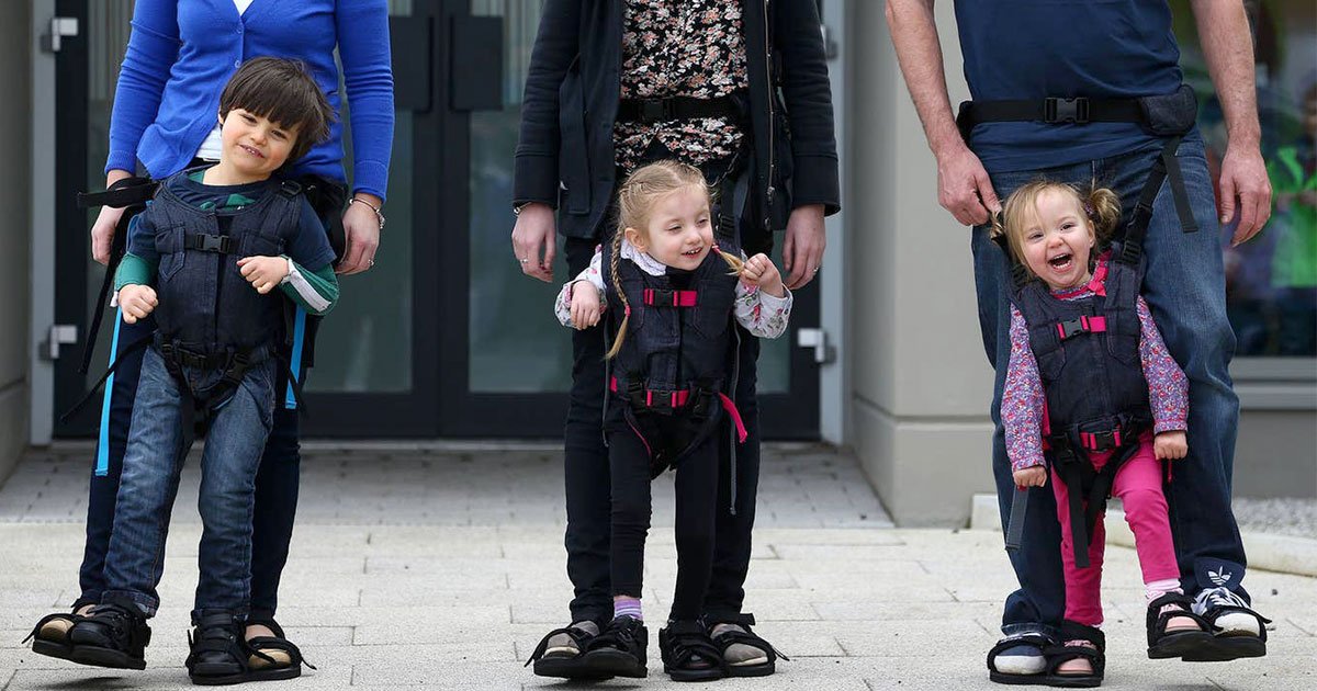 mother invented a harness to give disabled son chance to walk and helped many other families after its launch.jpg?resize=412,232 - Mother Invented A Harness To Give Her Disabled Son A Chance To Walk And It Also Helped Many Other Families