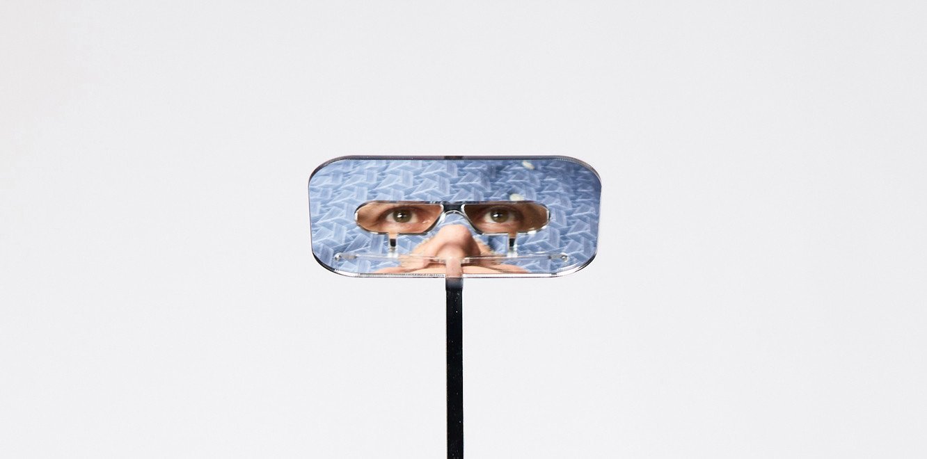 The glasses were created after the London-based creator was challenged to find solutions to everyday problems