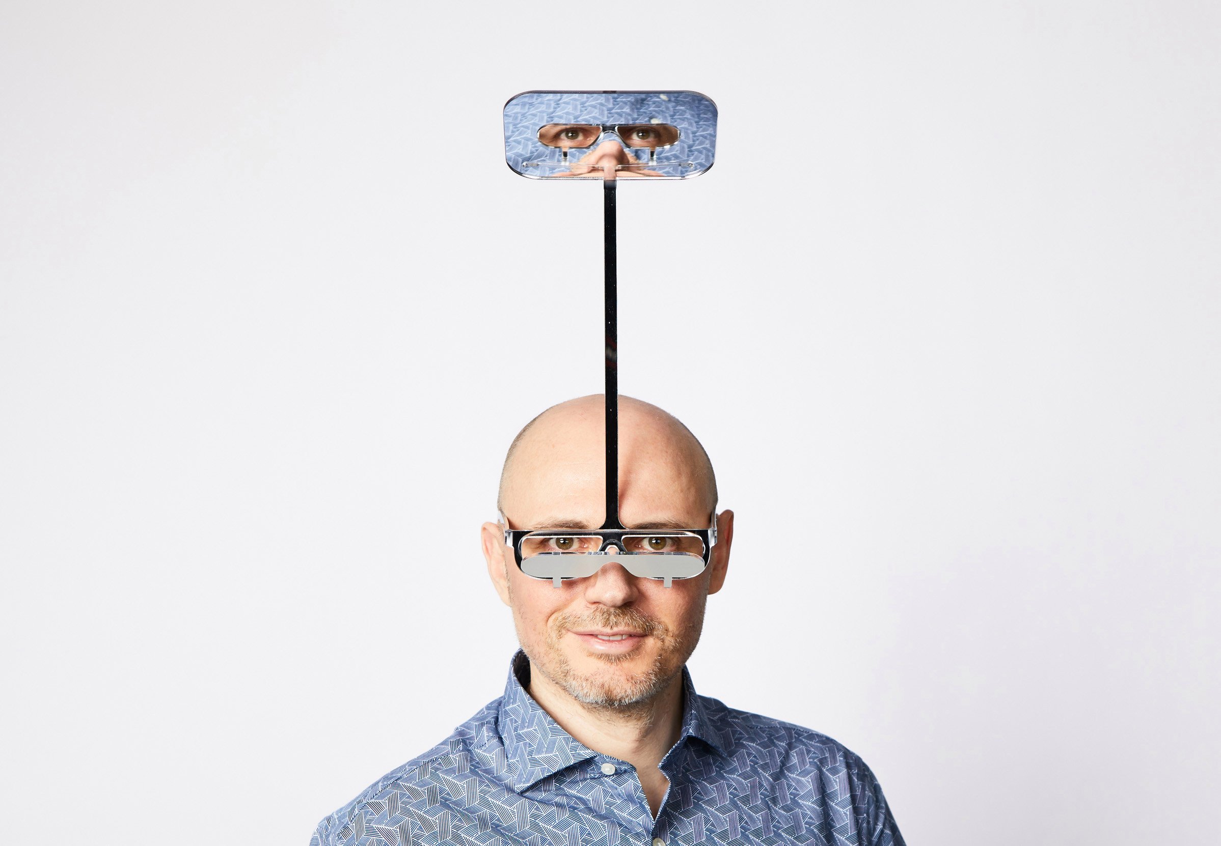 London-based designer Dominic Wilcox has created the One Foot Taller glasses for people who are too short at gigs