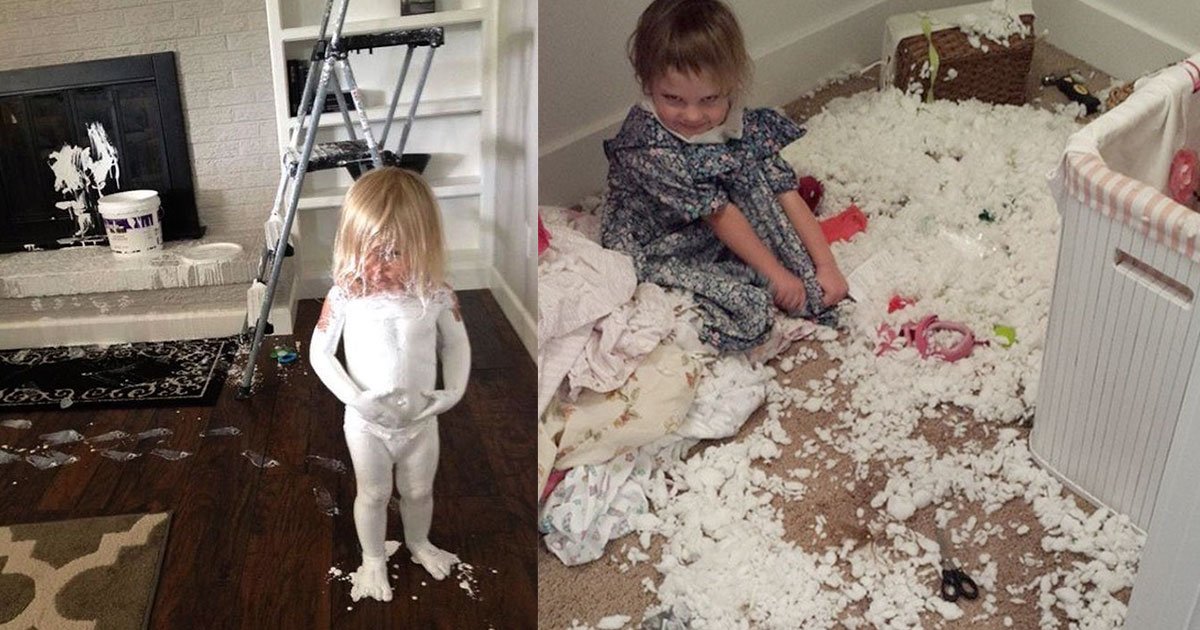 pictures that prove why you should not leave your kids alone.jpg?resize=412,232 - 20 Pictures That Prove You Should Never Leave Your Kids Alone