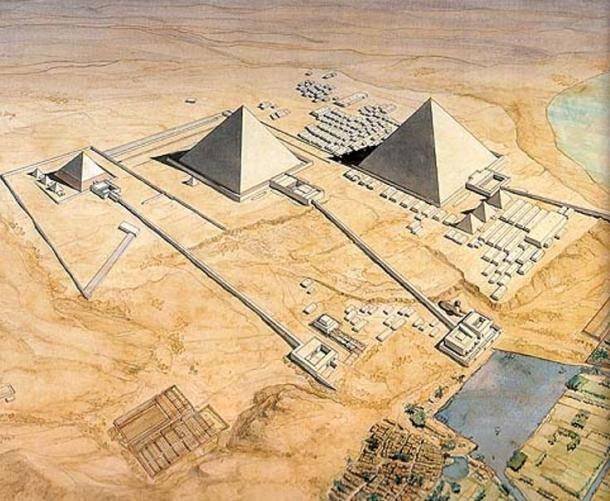Resultado de imagen de piramide de giza antiguedad