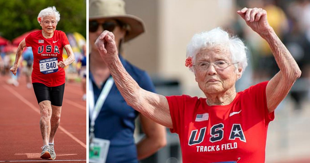 s1 14.png?resize=412,275 - "Hurricane Hawkins" Won Several Titles at the Age of 103 In US Senior Games