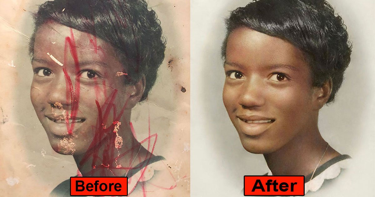 this is how damaged photos look like after restoration amazing result.jpg?resize=412,232 - This Is How Damaged Photos Can Be Restored Using Photoshop - Results Are Amazing