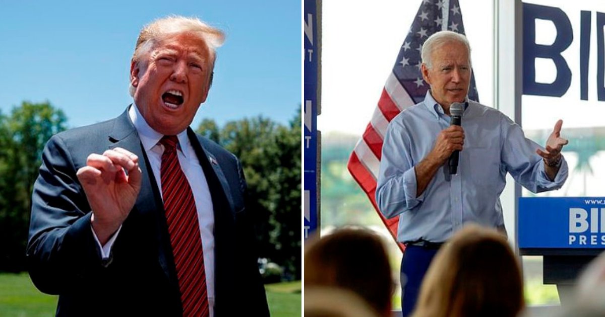 trump2 1.png?resize=1200,630 - Trump Called Joe Biden 'A Dummy' And Claimed He Is 'The Weakest Mentally' In The Field
