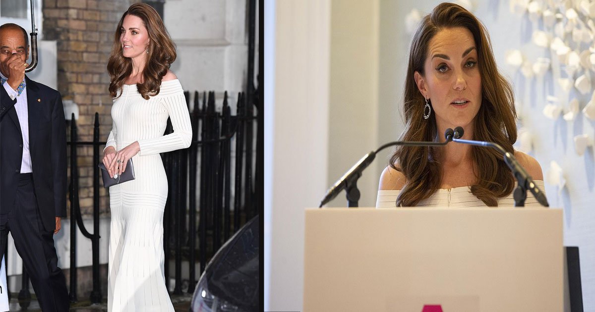 untitled 1 29.jpg?resize=412,275 - Kate Middleton Wore Recycled White Barbara Casasola Dress With Silver Jimmy Choos At A Charity Gala