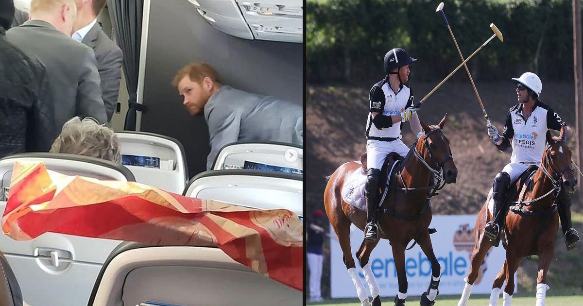 untitled 1 3.jpg?resize=412,275 - Passengers Stunned To Find Prince Harry On A Commercial Flight While Returning From Rome