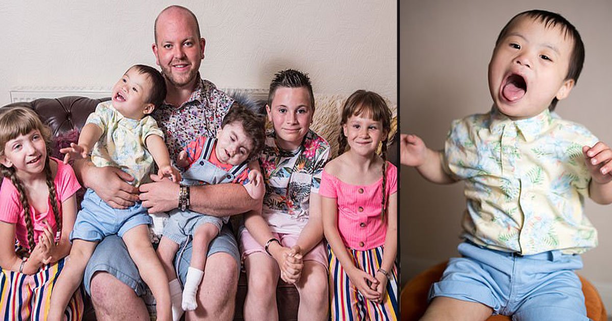 untitled 1 36.jpg?resize=412,275 - A Single Man Aka 'Super Dad' By Friends And Family Adopted His Fifth Disabled Child