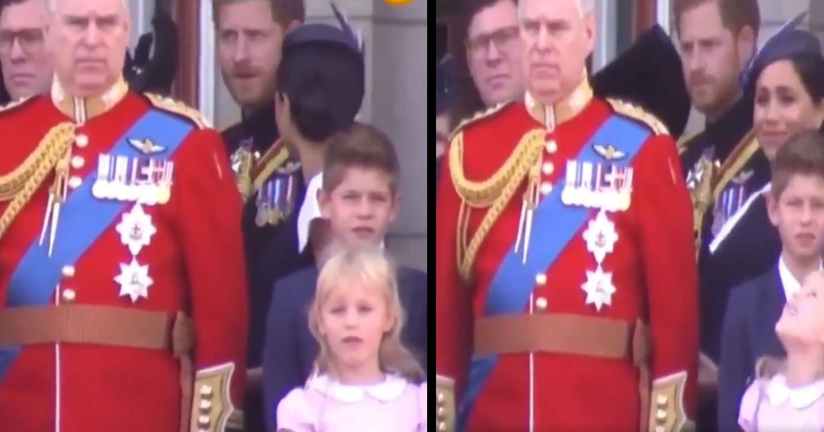 untitled 1 37.jpg?resize=1200,630 - Meghan Markle Was Told To 'Turn Around’ By Prince Harry At The Trooping Of The Colour