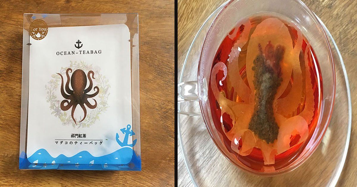 untitled 1 50.jpg?resize=1200,630 - These Adorable Ocean Tea Bags 'Come To Life' In Your Cup