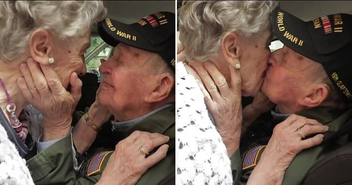 untitled design 89.png?resize=1200,630 - 97-Year-Old War Veteran Reunited With His First Love After 75 Years Apart