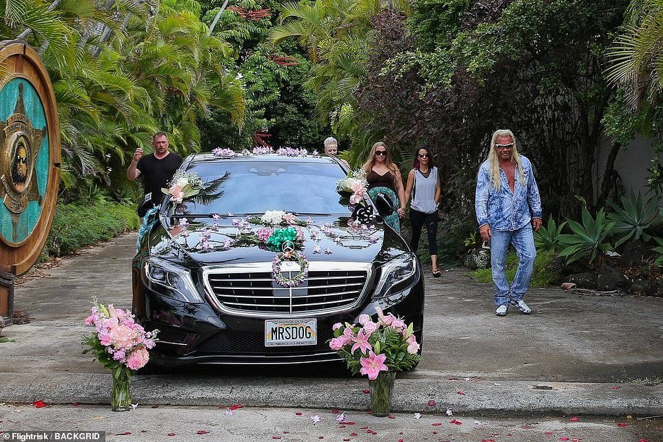 Dog the Bounty Hunter walks out with his family to speak to reporters, he described his stunned disbelief:
