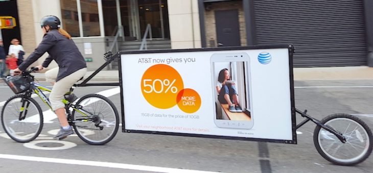 bicicleta publicitaria
