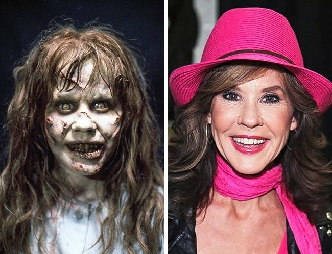 Antes y después niños películas de terror Linda Exorcista