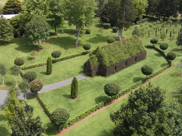 Man builds a church out of trees