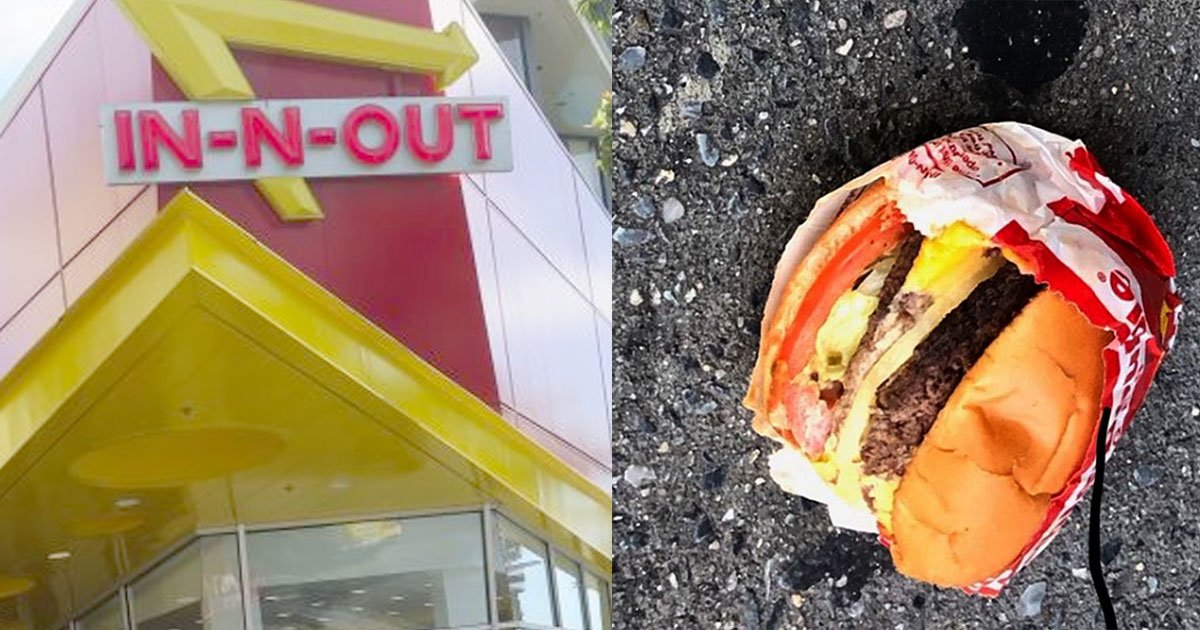 a man found perfectly wrapped in n out burger on street and called it the most confusing thing ever.jpg?resize=1200,630 - A Man Found A Perfectly Wrapped In-N-Out Burger On The Middle Of The Street In New York