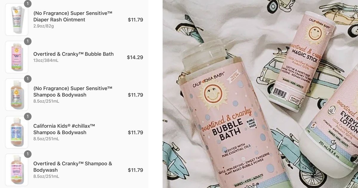 california baby company accidentally offered a promo code 75 off its products.jpg?resize=412,232 - California Baby Company Accidentally Offered A Promo Code For $75 Off Its Products