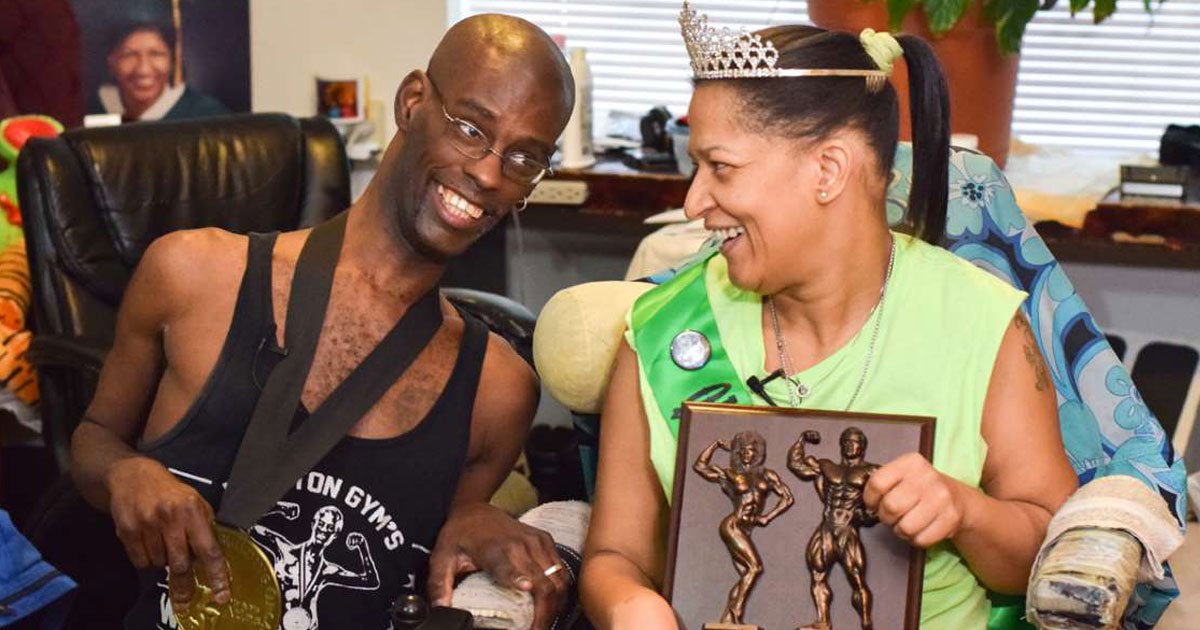 cerebral palsy couple bodybuilder.jpg?resize=412,275 - Couple With Cerebral Palsy Are Now Champion Bodybuilders