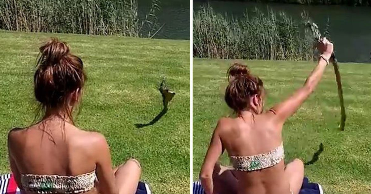 cobra girl catches hands.jpg?resize=412,275 - The Truth Behind The Video Of A Girl Catching A Cobra With Her Bare Hands