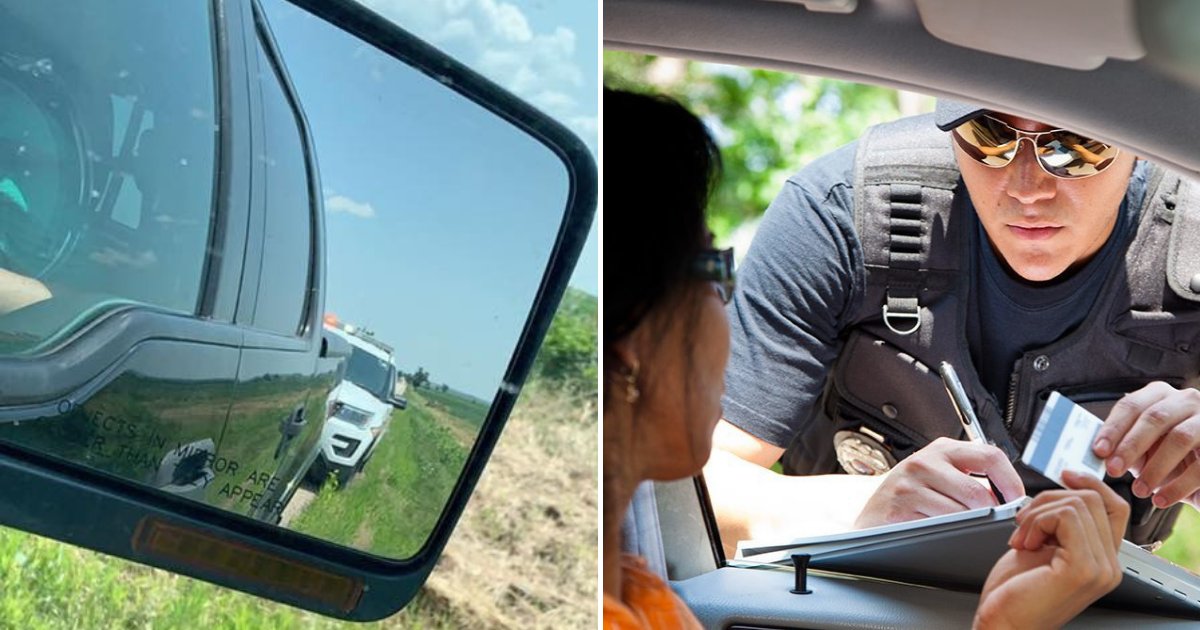 cop2.png?resize=412,275 - Police Officer Reaches Into His Pocket And Gives Woman Money Instead Of Speeding Ticket
