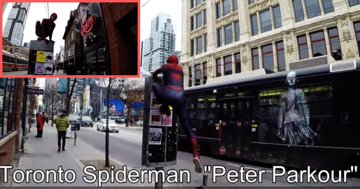 d3 15.png?resize=412,232 - Spiderman Pays a Visit Being a Street Superhero