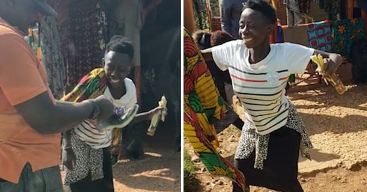d4 1.png?resize=412,275 - She Received A Pair of Shoes for the First Time In Her Life and Started Dancing with Joy