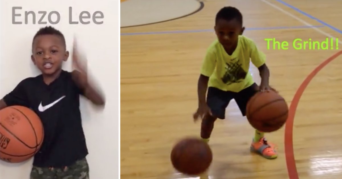 d41 1.png?resize=1200,630 - Un enfant de 4 ans montre ses excellentes aptitudes en basketball